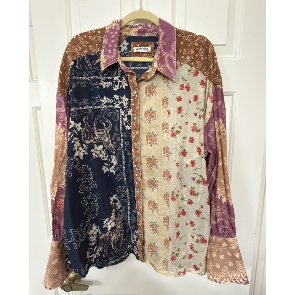 Free People We The Free Flower Patch Top|Size XL
